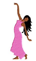dancer quick stitch machine embroidery - Exotic Dancer for patchwork quilt blocks