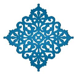 Fancy Diamond - 5x7 diamond detailed embroidery design for patchwork quilt blocks