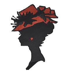 hat beginner-friendly machine embroidery - Fancy Red Hat perfect for reusable tote bags