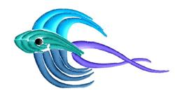 fish beginner-friendly machine embroidery - Fish perfect for Ocean-Themed Decor