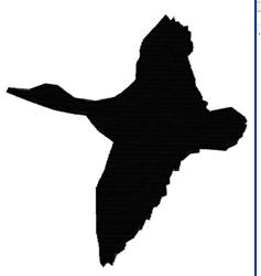 Goose - 5x7 bird beginner-friendly machine embroidery design for reusable tote bags