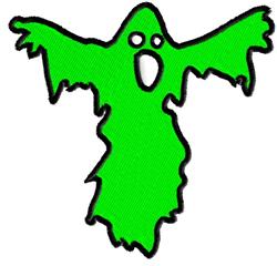 ghost beginner-friendly machine embroidery - Green Ghost for patchwork quilt blocks
