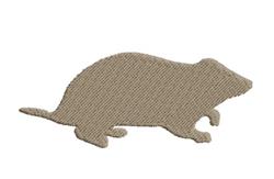 quick stitch hamster machine embroidery pattern - Hamster 2 for decorative wall hangings