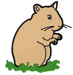 detailed hamster machine embroidery pattern - Hamster perfect for Kids Clothing