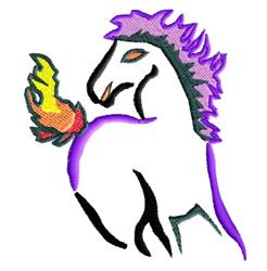 Hell Horse - 4x4 horse beginner-friendly embroidery design for Horse Blankets