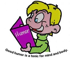 humor detailed machine digital embroidery - Humor perfect for insulated lunch bags
