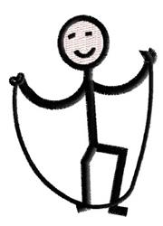 quick stitch rope machine embroidery pattern - Jumping Rope for reusable tote bags