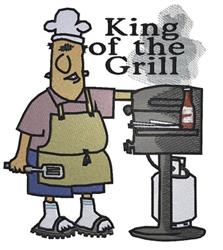 detailed king machine digital embroidery pattern - King perfect for Chef Hats
