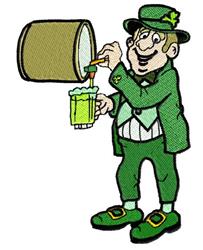 Leprechaun - 5x7 leprechaun detailed machine embroidery design for Party Supplies
