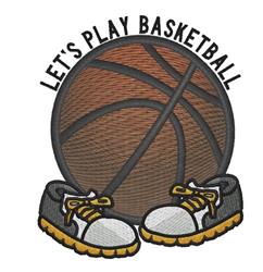 detailed play machine digital embroidery pattern - Lets Play perfect for Team Caps