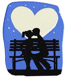 detailed valentine heart machine embroidery pattern - Lovers for wedding decorations