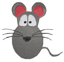 face beginner-friendly machine embroidery - Mouse face for patchwork quilt blocks
