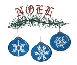 detailed christmas tree machine embroidery pattern - Noel for decorative pillow covers