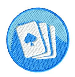button beginner-friendly machine embroidery - Playing Cards Button for Table Covers