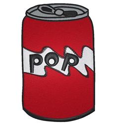 Pop - 5x7 pop detailed machine digital unique embroidery design for reusable tote bags