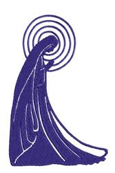 beginner-friendly prayer machine embroidery pattern - Prayer for decorative wall hangings