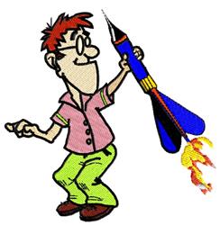 dart detailed machine embroidery - Rocket Darts perfect for patchwork quilt blocks