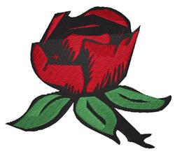 rose detailed machine digital embroidery - Rose perfect for patchwork quilt blocks