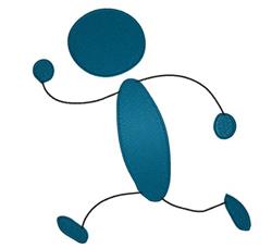 beginner-friendly running machine embroidery pattern - Running for Workout Gear