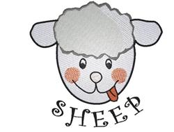 detailed sheep machine embroidery pattern - Sheep perfect for reusable tote bags