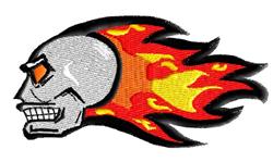skull detailed machine digital embroidery - Skull perfect for Backpacks