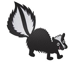 detailed cat machine embroidery pattern - Skunk perfect for Kids Bedroom Decor
