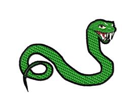snake beginner-friendly machine digital embroidery - Snake perfect for kitchen aprons