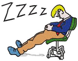 Snooze - 5x7 snooze detailed machine embroidery design perfect for Office Decor