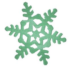 snowflake beginner-friendly machine embroidery - Snowflake for patchwork quilt blocks