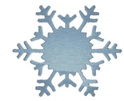 snowflake detailed machine embroidery - Snowflake perfect for decorative pillow covers