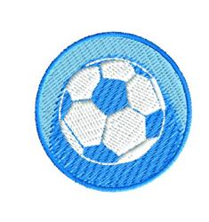 beginner-friendly button machine embroidery pattern - Soccer Button for Sports Jerseys