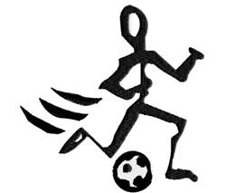 beginner-friendly soccer machine embroidery pattern - Soccer for decorative pillow covers