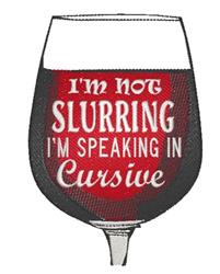 cursive detailed machine embroidery - Speaking In Cursive for kitchen tea towels