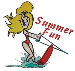 Summer Fun - 5x7 summer detailed machine embroidery design perfect for Beach Towels