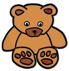 detailed bear machine embroidery pattern - Teddy Bear for decorative pillow covers