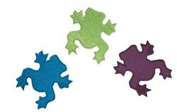 Three Frogs - 4x4 frog beginner-friendly embroidery design for Kids Room Decor