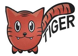 Tiger - 5x7 tiger detailed machine embroidery design perfect for Halloween Costumes