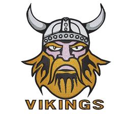 Vikings - 5x7 viking detailed machine embroidery design perfect for reusable tote bags