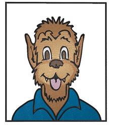 Werewolf - 5x7 monster detailed machine embroidery design for Halloween Costumes