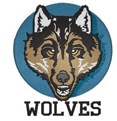 Wolves - 4x4 wolve detailed machine embroidery design perfect for reusable tote bags