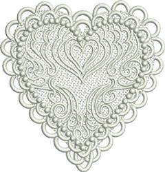 Love Heart - Embroidery Design (1420244)