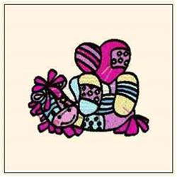 detailed pony machine embroidery pattern - Patchwork Pony for reusable tote bags