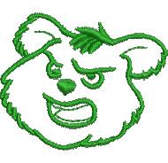 quick stitch bear machine embroidery pattern - Angry Bear for Kids T-shirts