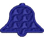 Bell - 4x4 bell quick stitch machine embroidery design perfect for Event Banners