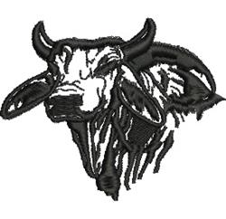 beginner-friendly brahman machine embroidery pattern - Brahman for kitchen aprons