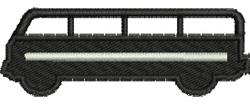 Bus - 4x4 design beginner-friendly machine embroidery design for reusable tote bags