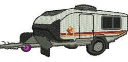 detailed camper machine embroidery pattern - Camper perfect for reusable tote bags