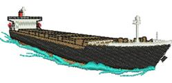 ship beginner-friendly machine embroidery - Cargo Ship for patchwork quilt blocks