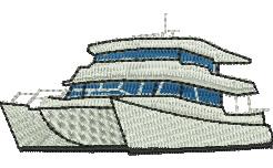Catamaran - 4x4 catamaran beginner-friendly embroidery design for Sailing Bags