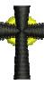 quick stitch cross machine embroidery pattern - Celtic Cross for patchwork quilt blocks